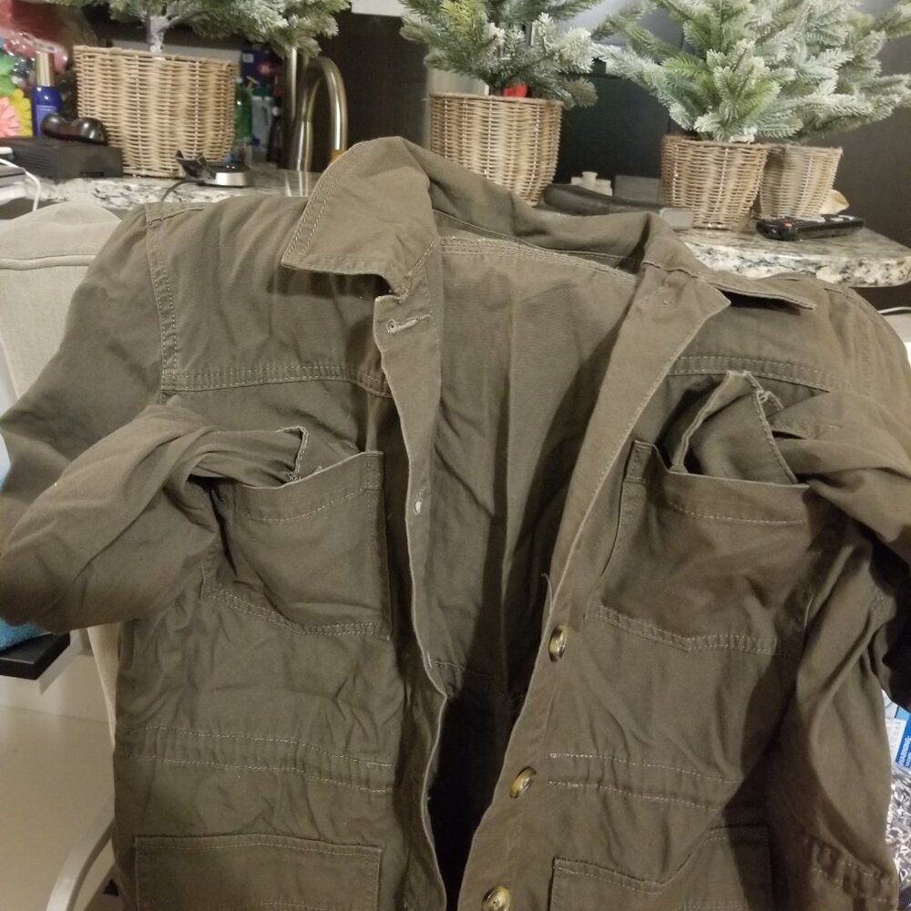 Olive Blazer Style Jacket